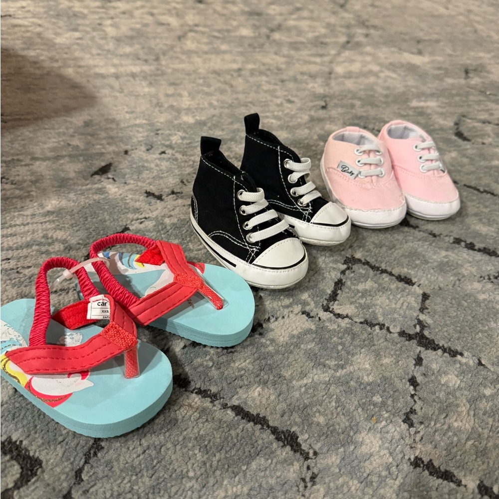 Baby girl shoe lot